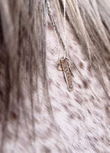 Load image into Gallery viewer, Sterling Silver BLM “Brand” Necklace (North-South)