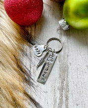 Load image into Gallery viewer, Sterling Silver BLM “Brand” Keychain