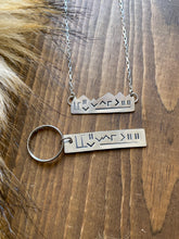 Load image into Gallery viewer, “Mountain Top” Branded Necklace (Silver or Copper)