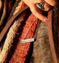 Load image into Gallery viewer, Sterling Silver BLM “Brand” Necklace (East-West)