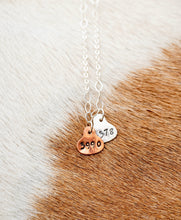 Load image into Gallery viewer, Copper 4-digit “Wild Necktag”