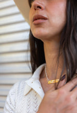 Load image into Gallery viewer, Copper BLM “Brand” Necklace (East-West)