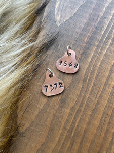 Copper 4-digit “Wild Necktag”