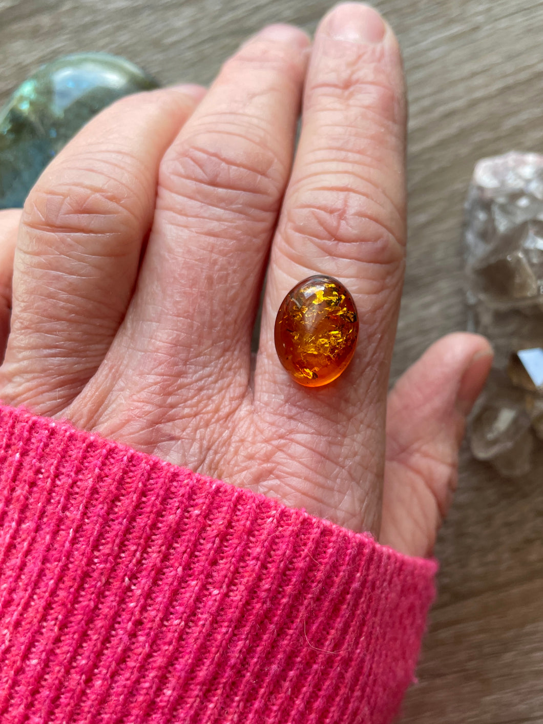 Made to Order Ring or Pendant: Baltic Amber