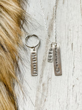 Load image into Gallery viewer, Sterling Silver BLM “Brand” Keychain
