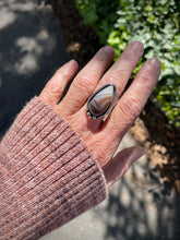 Load image into Gallery viewer, Golden Lace Agate Ring (Size 8)

