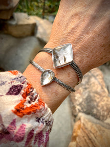 Rutile Quartz Galaxy Cuff