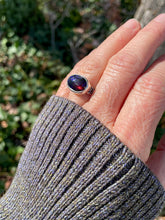 Load image into Gallery viewer, Black Opal Ring (Size 7)
