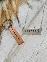 Load image into Gallery viewer, “Name” Tags (Copper &amp; Sterling Silver)
