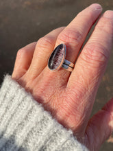 Load image into Gallery viewer, Black “Raspberry” Rutile Quartz Ring {Size 8}
