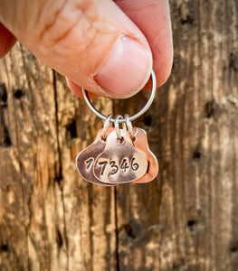 Copper 4-digit “Wild Necktag”