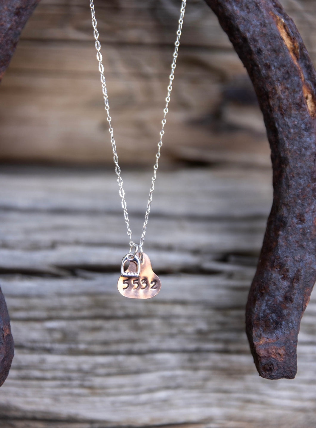 Sterling Silver Stirrup Charm