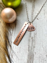 Load image into Gallery viewer, “Name” Tags (Copper &amp; Sterling Silver)
