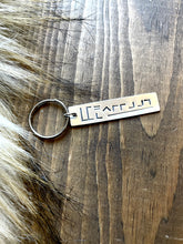 Load image into Gallery viewer, Sterling Silver BLM “Brand” Keychain
