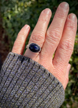 Load image into Gallery viewer, Black Opal Ring (Size 7)
