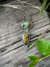 Load image into Gallery viewer, Polychrome Turquoise Movement Pendant
